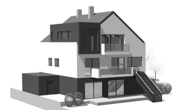 Dachausbau Heidesheim — Visualisierung