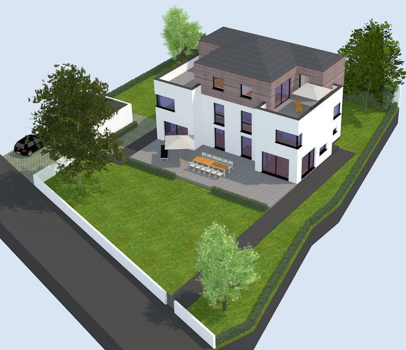 Doppelhaus Mainz-Gonsenheim — Ansicht 2
